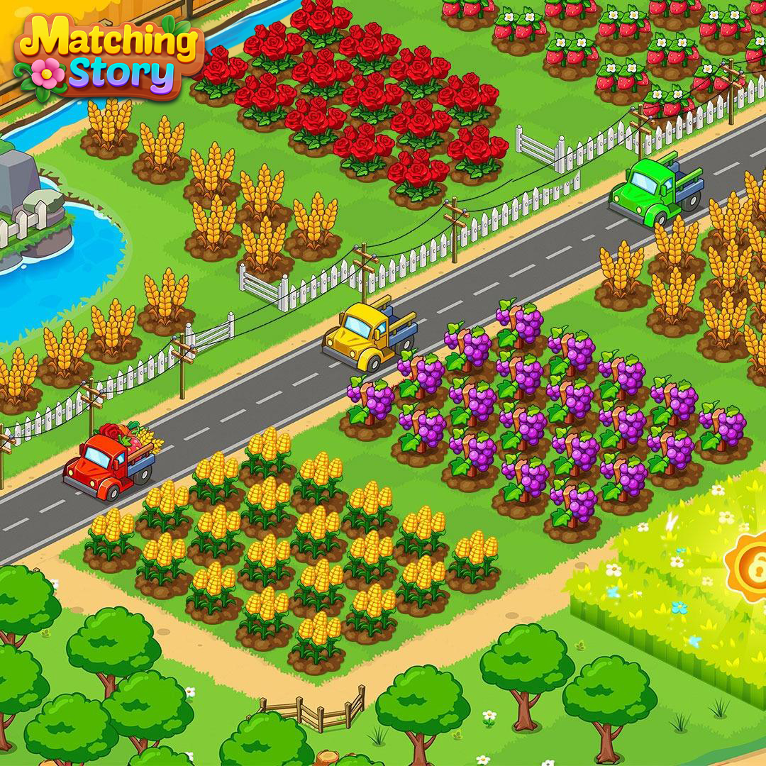 マージゲームとマッチ3パズル、両方楽しんで未開の島を開拓していこう！『Matching Story』